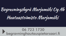 Begravningsbyrå Marjamäki Oy Ab / Hautaustoimisto Marjamäki Oy Ab logo